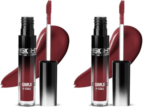 Image of INSIGHT No Smudge Lipcolor | Full Coverage | Fade-Proof Formula | Velvety Texture | Lightweight | Nourishing | All-Day Comfort | Long-Lasting | Seychelles-4g (Pack of 2)