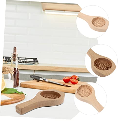 Moules à gâteaux de lune faciles à utiliser en bois résistant Ipetboom - 4