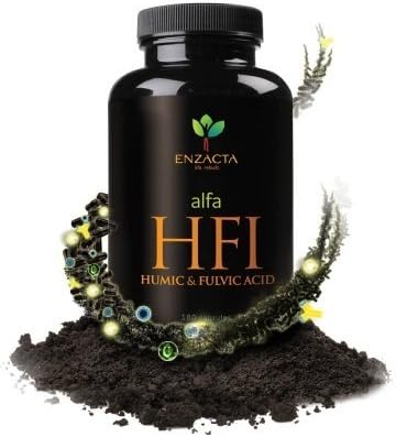 Alfa HFI Humic and Fulvic Acid. 180 Capsules Bottle.