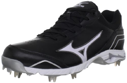 Mizuno Men's 9-Spike Advanced Classic 7 Baseball Cleat,Black/White,14 M US
