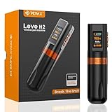 PEPAX Leve H2 Tattoo Gun - Professional Rotary Tattoo Machine Cordless Tattoo Pen Machine with 4.2mm Stroke & 2000mAh Long-Lasting Battery Cartridge for Tattoo Artists Tattoo Supplies