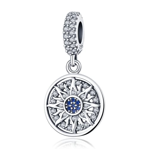 QIKAOLA S925 Charms en argent sterling pour bracelets Pandora Charms Perles Pendentifs Bijoux Cadeaux pour femmes