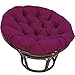erddcbb Coussin de Chaise Papasan rembourré, Coussins de Chaise hamac à œufs Suspendus à l'intérieur épaississent Le Coussin de Chaise Rond, Coussin de Sol extérieur Coussin de Chaise rembourré alco