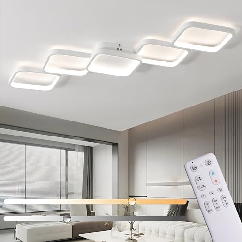 LED Deckenleuchte Wohnzimmer Modern, Deckenlampe LE Produktbild-Vorschau 4