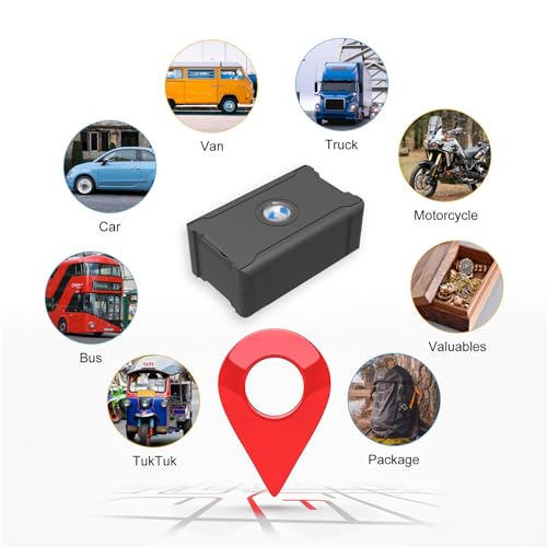 WANWAYTECH Mini GPS Tracker for Vehicles, 4G LTE GPS Tracking Device, GPS Tracking Device with App, US and Worldwide Real-Time Tracking, Subscription Needed