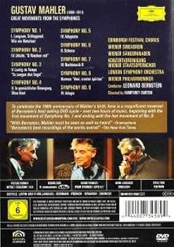 Bernstein Mahler 交響曲全集 8DVD Amazon.com: Bernstein's Mahler[DVD] : Leonard Bernstein