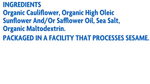 Rhythm Superfoods Crunchy Cauliflower Bites - Organic & Non-Gmo, Vegan, Gluten-Free, Vegetable Superfoods - Salted, 1.4 Oz (Pack Of 8) #TOP2