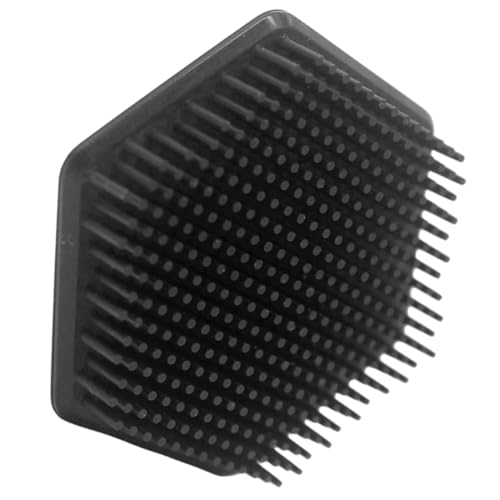 PATKAW Cepillo Facial De Silicona Masajeador De Champú Cepillo Para La Cara Poseedor Almohadillas Para Desmaquillar Fregar Faciales Pestaña Cepillado Black Gel De Sílice