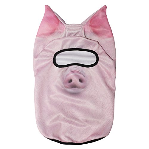 Image of WTACTFUL 3D Animal Ears Balaclava, Breathable Face Mask for Halloween