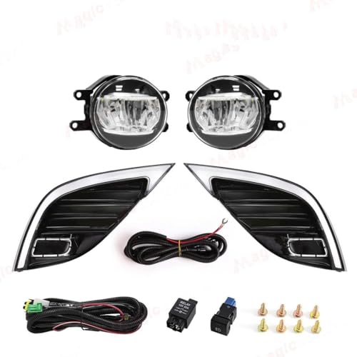 Feux de brouillard à LED DRL Camry 2019 clignotant dynamique barre phare antibrouillard