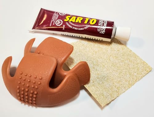 Boot Saver Toe Guards Work Boots Protector - Boot Toe Cover/Repair 1 Pair (Tan) - Thumbnail 7