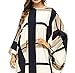 xiannu Women Jalabiya Woman Plus Size Maxi Dresses Batwing Sleeve Arabic Kaftan Beige