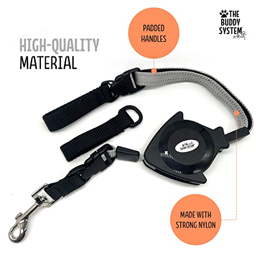 The Buddy System Retract A Buddy - Retractable Hands Free Waist Belt Leash For Walking, Jogging, Running, Hiking And Training Small Dogs #TOP3