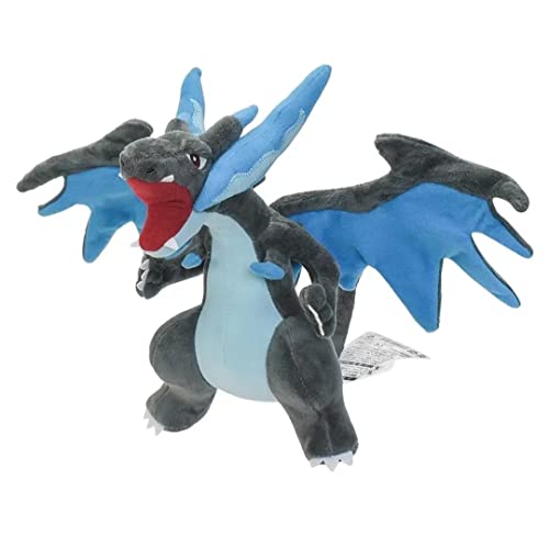 Epic 10" Mega Charizard X Plush Toy - Limited Edition Plushie - Soft Dragon Plushies - Collectible Stuffed Toys for Boys and Girls - Perfect for Kids Ages 3+