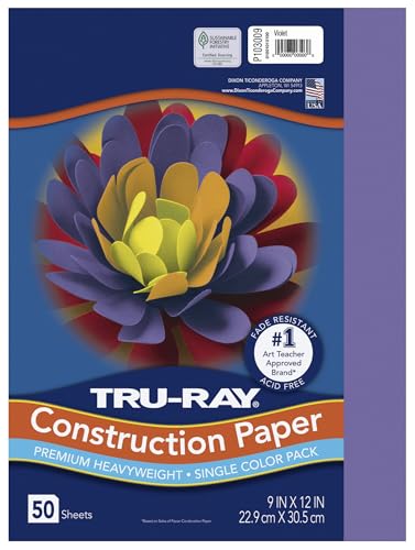 Pacon Tru-Ray Violett Konstruktionspapier, 50 Blatt