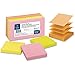 Business Source 16452 Pop-up Adhesive Note Pads,3-Inch x3-Inch,100 Sh,12/PK, AST Neon