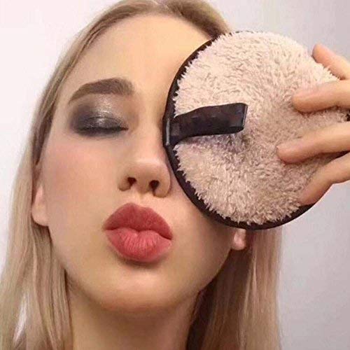Coshine Makeup Removal Cookie Puff, Face Eraser Removing Cleaning Puff (3pieces)