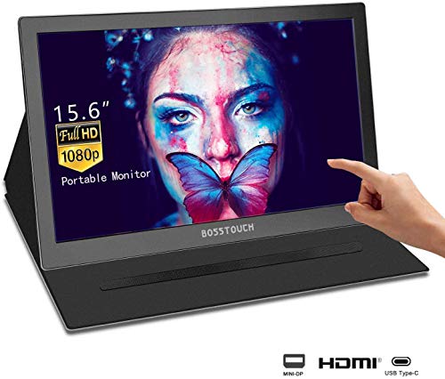 MakerFun 15.6 '' IPS Raspberry Pi Display 1920x1080 FHD Pantalla táctil Monitor portátil HDMI para computadora portátil Teléfono Mac Dispositivo HDMI, PS4 Xbox, Nintendo, Raspberry pi