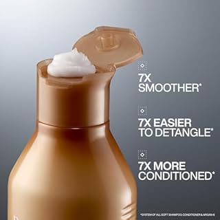 Redken All Soft Sulfate Free Hair Conditioner for Dry/Brittle Hair, Moisturizes, Provides Intense Softness, With Argan Oil