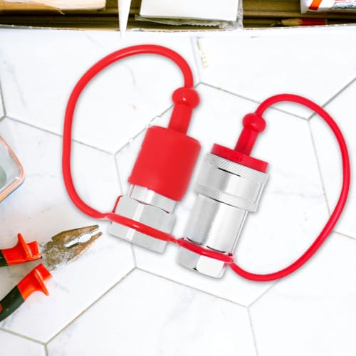 OSOLADY Hydraulic Quick Connect Dust Cap Plug 1-1/2 Inch Npt Hydraulic Coupler Dust Cover for Hose Protection and System Reliability by OSOLADY - Used condition - Image 7