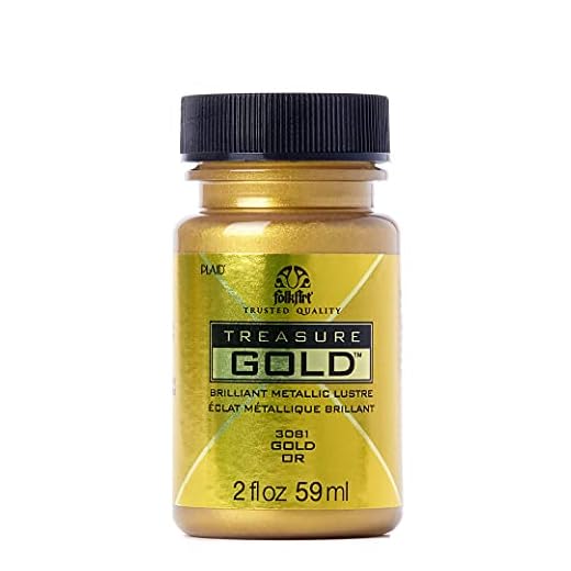 PLAID ENTERPRISES, INC. Paint Treasure Gold, 2 oz
