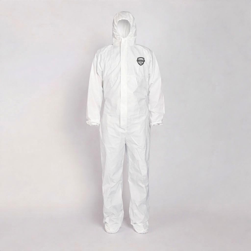 CoverPlus C500 Paint & Fiberglass Coverall White 2XL Pack of 25