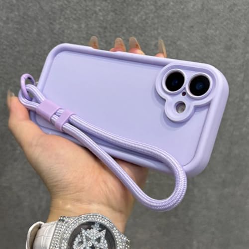 Coque iPhone 12 Pro Max silicone mat dragonne pour éviter les chutes