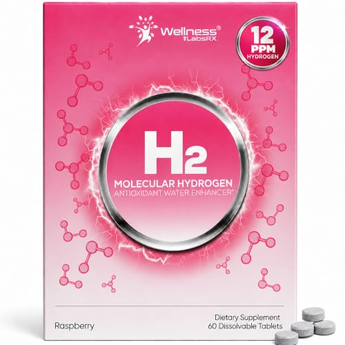 Hydrogen Tablets, Molecular Magnesium Hydrogen Water Tablets, 60 Tablets
