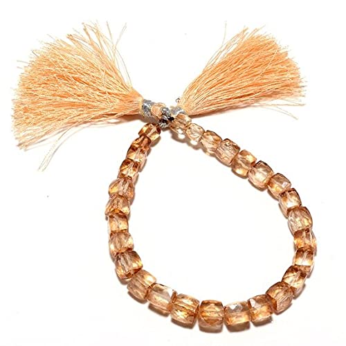 Perles cristal LKBEADS citrine anti-ternissement pour réparer et créer des bijoux
