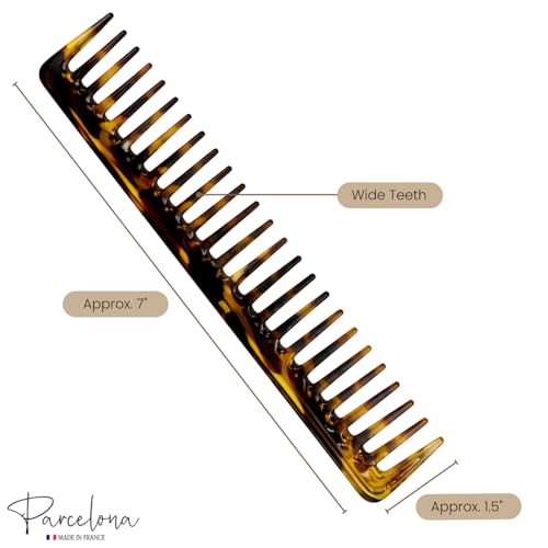 Peine para cabello grueso y rizado de 7 pulgadas miniatura 2