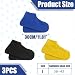 Schuhüberzieher Wasserdicht 3 Paar,Silikon überzieher Schuhe,Regen Schuhüberzieher Rutschfeste,Schuhüberzieher Mehrweg,für Outdoor Regen Schneetag Schlammige Straßen Europäische Schuhgröße (38-42)
