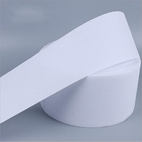 Ruban fronceur anneaux 8cm en tissu non-tissé ultra résistant pour rideaux de lin