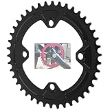 BCD - Corona per bicicletta, 104 mm, 40 denti, 42 denti, stretta, larga, corona singola per mountain bike a velocità singola, forma rotonda, per guarnitura Shimano AM/XC