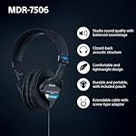 Sony MDR7506 Professional Large Diaphragm Headphone - Image 4