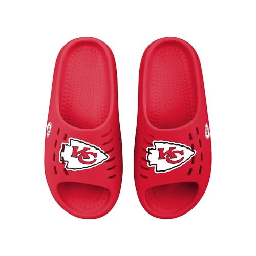 Image of FOCO Men's NFL Team Big Logo Molded Chunky Slide Sandals