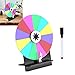 BUBEFSKD Wheel Prize Game Turn Plate Lucky Draws Rotating Tabletop Prize for Party Teaching Activity Supermarket Erasable Reusable Party