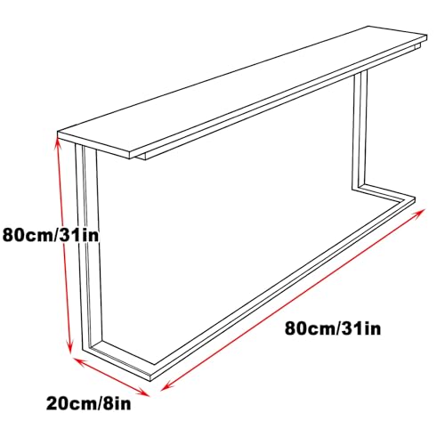 Miniatura 2 de Yangllyj Estrecho Mueble Radiador, Estante Metálico Balda Radiador, Cubre Radiadores, Mesa Auxiliar Minimalista Para Sofá, Pasillo, Sala De Estar Y Recibidor Beige,80x80x20cm 31x31x8in
