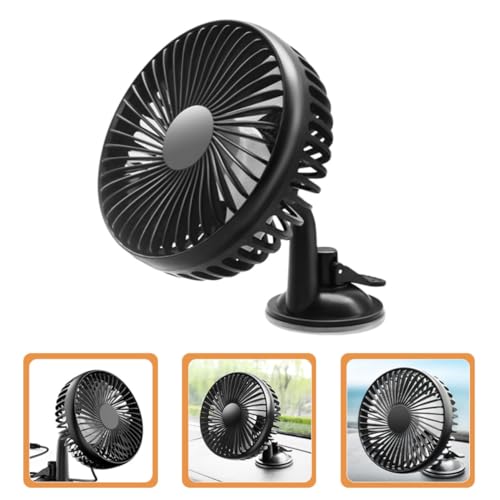 Ventilador de coche USB recargable con diseño ajustable para vehiculo 5
