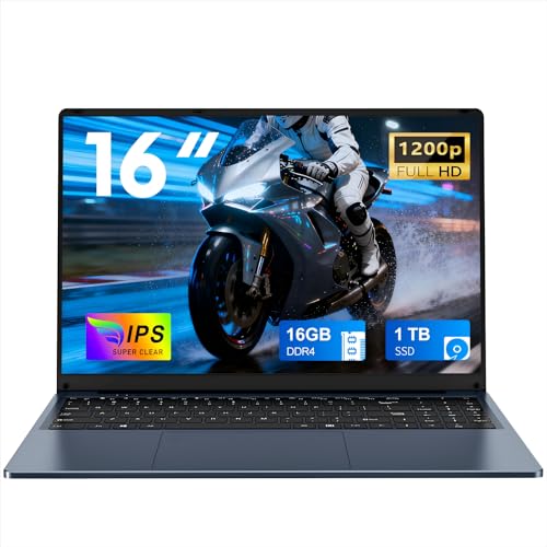 FUNYET PC Portatile 16'' Celeron N150 Core 3.6GHz Laptop 16