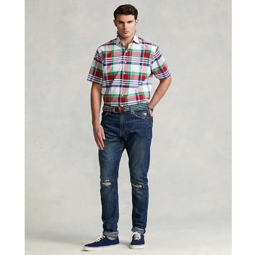 POLO RALPH LAUREN Men's Slim Fit Short Sleeve Oxford Shirt4