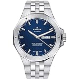edox  Edox Delfin The Original Herren-Armbanduhr 43mm Armband Metall Gehäuse Edelstahl Automatik 88005 3M BUIN