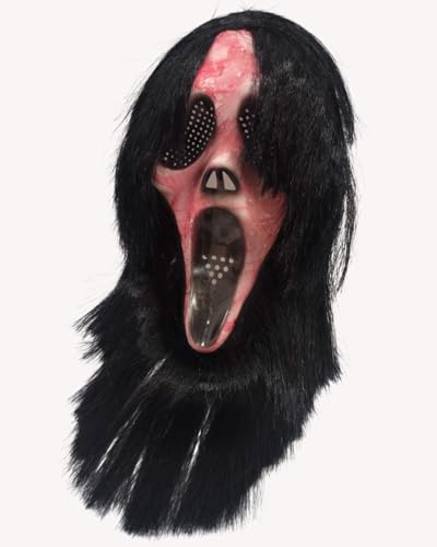 Image of BookMyCostume Scary Face Mask Collection | Horror Ghost, Skeleton, Devil & Dracula Vampire, Bearded Horror | Spooky Mask for Halloween & Theme Parties | Adults