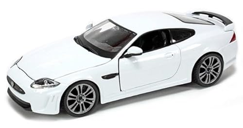 Jaguar XKR-S White 1/24 Diecast Car Model by Bburago 21063white