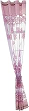 VOSAREA Cortinas Decorativas Persianas Transparentes Cortinas De Tule Tela Da Janela Cortinas De Voile Produto Acabado De Tule Da Janela Decorar Janela De Lavanda Pura
