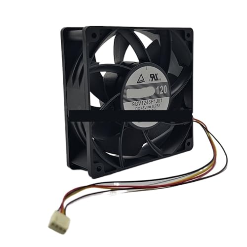 Ventilateur 48 V 0,75 A 9GV1248P1J01 haute performance de flux d'air continu