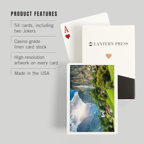 Lantern Press naipes Póker 52 cartas con caja miniatura 3