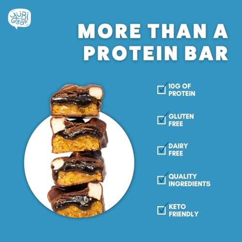 Yubi Mix Variety Box 12 Pack - Protein Bars - 99 Calories, High Protein, High Fibre, Low Sugar, Gluten Free and Dairy Free - Healthy Snacks/Nutrition Bar - Chocolate Bars - 420g - Image 4