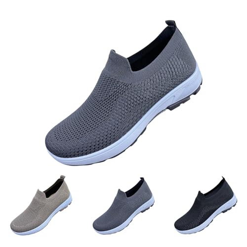 Baskets décontractées homme en maille respirante légères et confortables sans lacets - 3