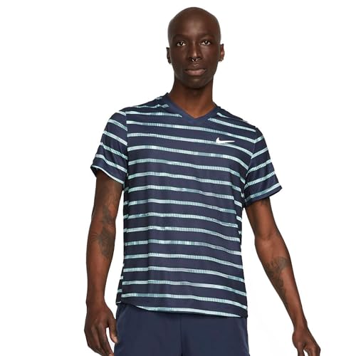 Nike Court Dri-FIT Victory Men's Tennis Top V Neck Short Sleeve