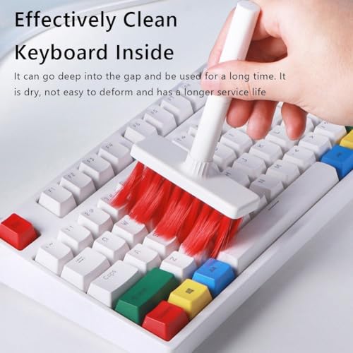 Image of 5-in-1 Multi-Function Laptop Cleaning Brush /Keyboard Cleaning kit /Gadget Cleaning kit Gap Duster Key-Cap Puller for Laptop, Keyboard and Earphones
